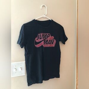 Nike Black T-shirt Jump Man Size Large